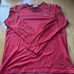 ヨネックス 赤 長袖 Tシャツ