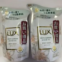 ☆ ラックスボディソープ　ホワイトガーデンの香り　詰替用　300g × 2袋のサムネイル