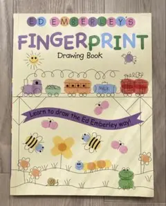 ED Emberley’s Fingerprint Drawing Book洋書