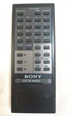 ソニー CDラジカセ D-2010 用リモコン RM-C100 - メルカリ