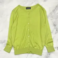 ジョンスメドレー シーアイランドコットン カーディガン XS 七分袖 イギリス製