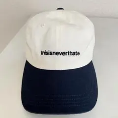 thisisneverthat"T-Logo Cap"6パネルキャップ　ホワイトのサムネイル