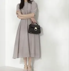 PROPORTION BODY DRESSING シアーストライプワンピース