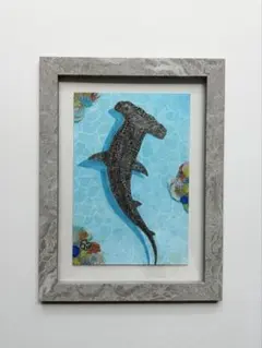 シュモクザメ ペン画No.30 原画