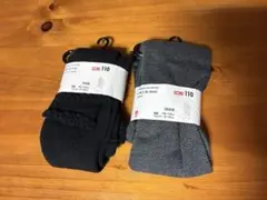 新品未使用 ユニクロUNIQLO レギンス110(105〜115㎝)2個セット