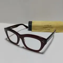 KANEKO OPTICAL 金子眼鏡 ワインレッド フレーム 度付きレンズ