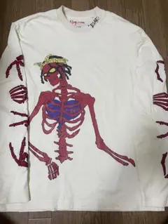 スケルトンデザイン長袖カットソー