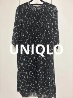 【即日発送】UNIQLO ワンピース/花柄/レディース