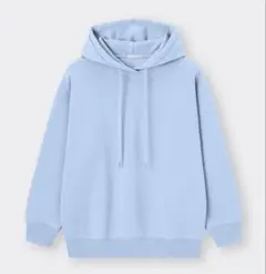 GU ライトブルー パーカー Lサイズ