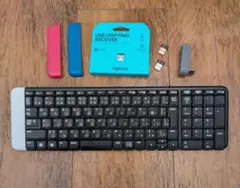 ロジクール ワイヤレスキーボードK230、Unifyingレシーバー、USBハブ