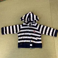 コムサイズム ボーダーパーカー80cm