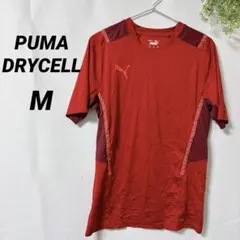 PUMA DRYCELL 【M】半袖 トレーニングTシャツ レッド メンズ