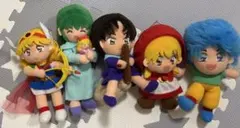 セーラームーンセレクションキーホルダー ぬいぐるみ 5個 まとめ売り 