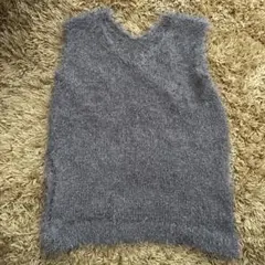 シャギーニットベスト ベスト