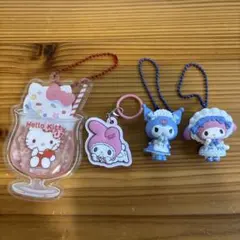 ハローキティ・マイメロディ・クロミ　4個セット