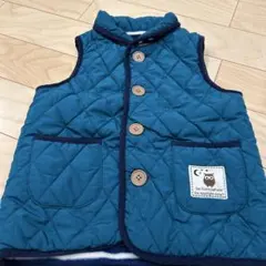 ⭐︎美品⭐︎SMansa Mos2 ターコイズ ダウンベスト 120