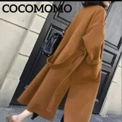 ♡新品♡ COCOMOMOワイドスリーブチェスターコート　キャメル　ロングコート