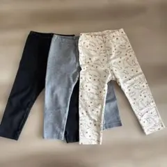 UNIQLO レギンスパンツ 3点セット 90cm