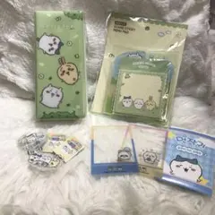 韓国限定ちいかわ　アクリルメモボード、コレクトファイル、アクスタ2点、カード2枚