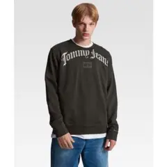 TJMリラックスグランジアーチクルーネックプルオーバー スウェット　トレーナー