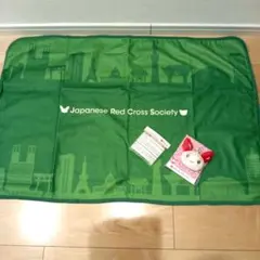 日本赤十字社 ブランケットとけんけつちゃんマスコットセット