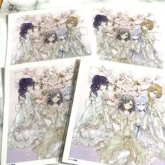 プロセカ CD特典 ジャケットステッカー 4枚セット　ニーゴ