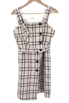早いもの勝ち！dazzlin チェックビスチェ チェックスカート セットアップ
