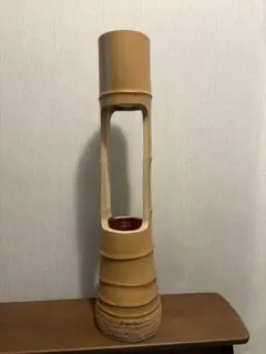 池坊 竹製 花器 鶴 亀 つるとかめ 2点セット - メルカリ