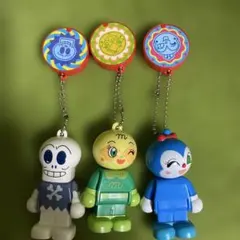 コキンちゃん　メロンパンナ　ホネホネマン　フィギュア