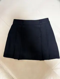 GU プリーツミニスカート（インナーパンツ付き）ブラック Sサイズ