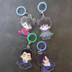 コナン アクリルキーホルダー 4個セット