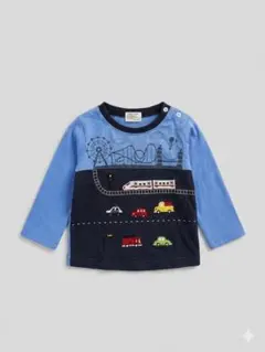 BAB CHIP 長袖Tシャツ 乗り物刺繍 80cmのサムネイル