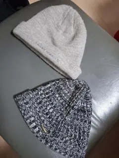 キッズ　ニット帽2点セット