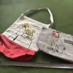 スヌーピー キャンバスバッグ　保冷バッグ PEANUTS