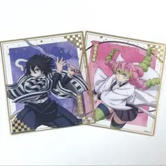 K155鬼滅◇伊黒・蜜璃◇クリア色紙