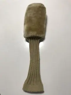 ゴルフクラブ　ヘッドカバー　1 ベージュ