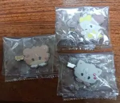 mikko characters フロッキーヘアクリップ 3個セット