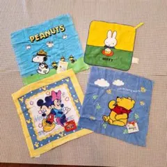 【新品未使用品】ディズニーハンドタオル４枚セット