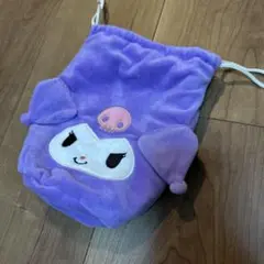 サンリオ　キャラクターズ　クロミ　マチ付き　巾着　Sanrio