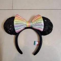 ディズニー ミニーマウス耳 40周年記念