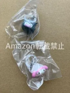 サンリオキャラクターズ　なりきりまん　めじるしアクセサリー　マイメロディ　クロミ