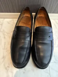 ジョン・ロブ ロペス ペニーローファー UK 8 5E 黒 ほぼ新品