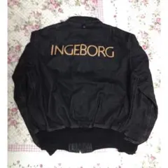 ☆ 激レア！INGEBORG フード付きデニムブルゾン 黒 M ☆