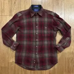 オンブレチェックシャツ 長袖