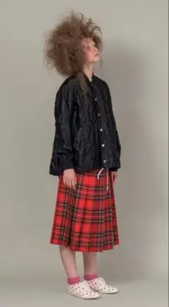 新品タグ付 22aw COMME des GARCONS GIRL 縮絨 リボン COMME des GARCONS GIRL - 2022AW コムデギャルソンガール