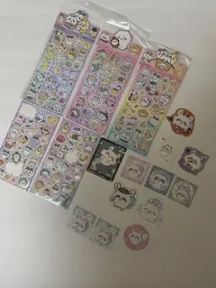 ちいかわ　ステッカー&シールセット　モモンガ多め