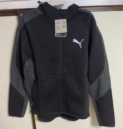 プーマ　新品スウェットジャケット　黒 L