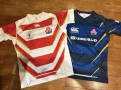 【バラ売り不可】ラグビー 日本代表 ユニフォーム2枚セット Sサイズのサムネイル
