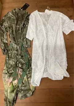 大特価‼️羽織　カーディガン　ガウン　２点セット