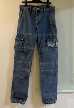 お値下げ　mnml ミニマル　デニムカーゴパンツ　ワークパンツのサムネイル